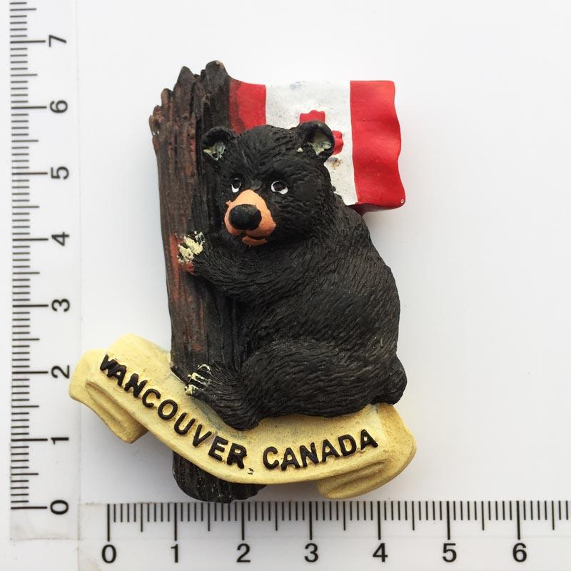 Магнит на холодильник канадский пейзаж 3D смола ручной работы ремесло туристическое путешествие городской сувенир коллекция наклейка на холодильник