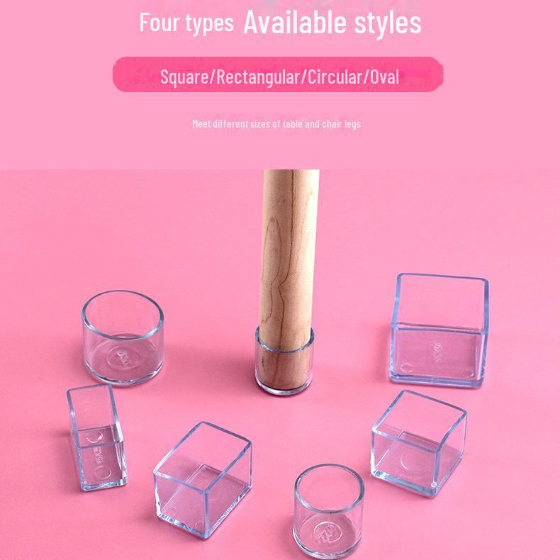 Утолщенная резиновая ПВХ-накладка на ножки стульев для столов и табуретов