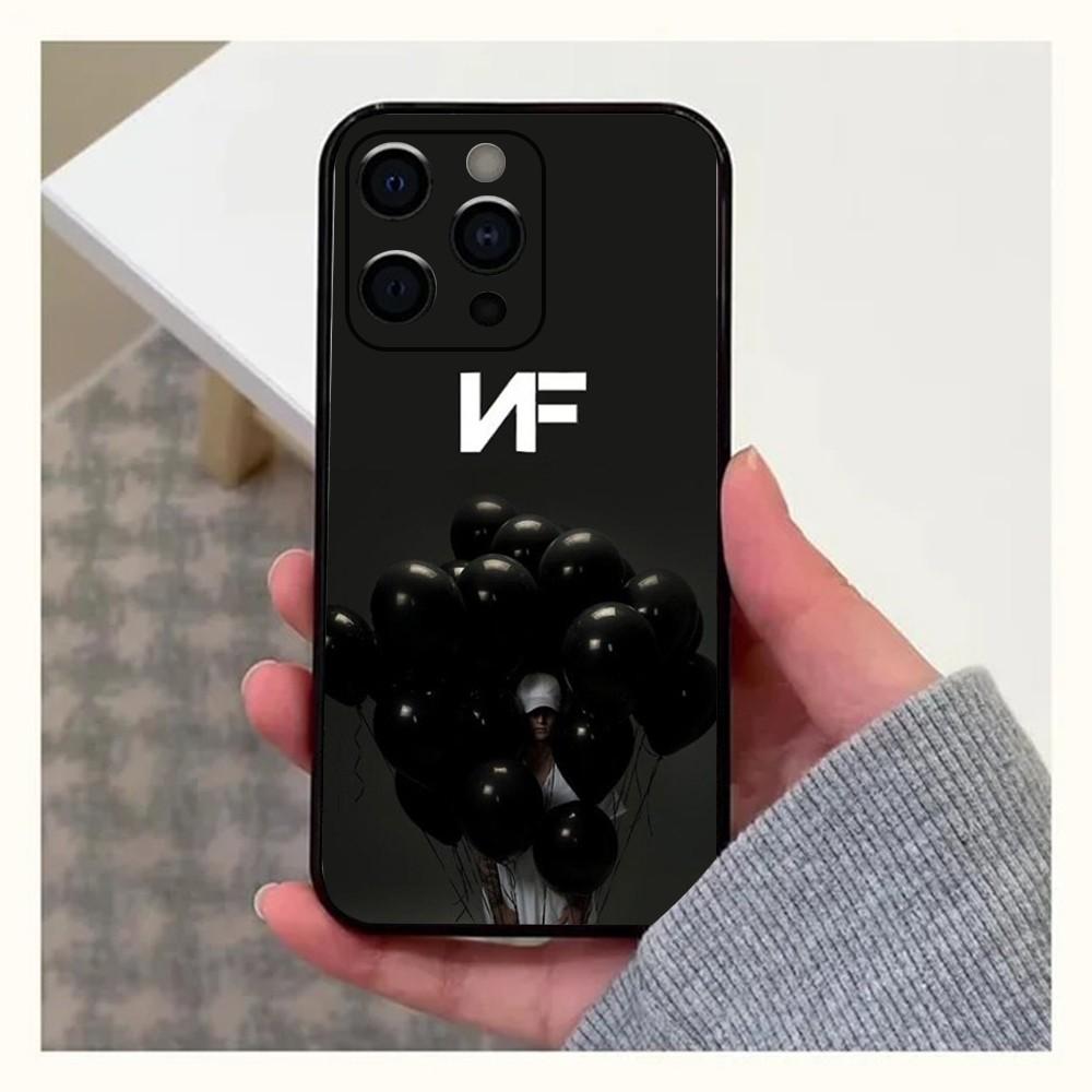 N-NF Rapper Phone Case For Apple iPhone 15,14,13,12,11,Pro,X,XS,Max,XR,Plus,Mini Soft Black Cover