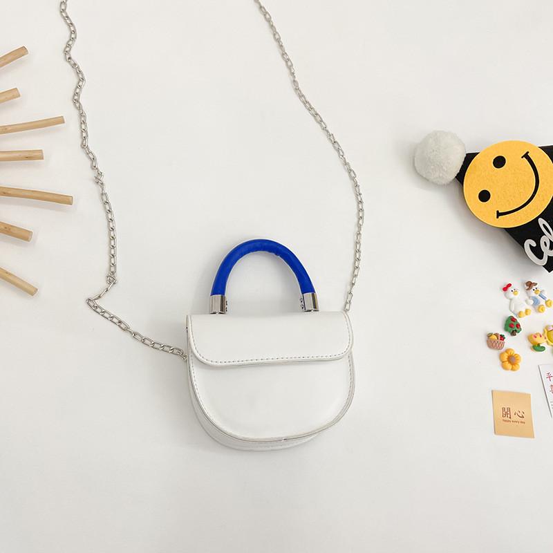 Trendy Mini Pu Chain Shoulder Bag For Stylish Girls In Various Colors Ideal For Kids