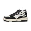 Li Ning Wave MID FLEECE Термозащитные Нескользящие Средние Кеды для Скейтборда Унисекс Черно-Белые AGCV381-3