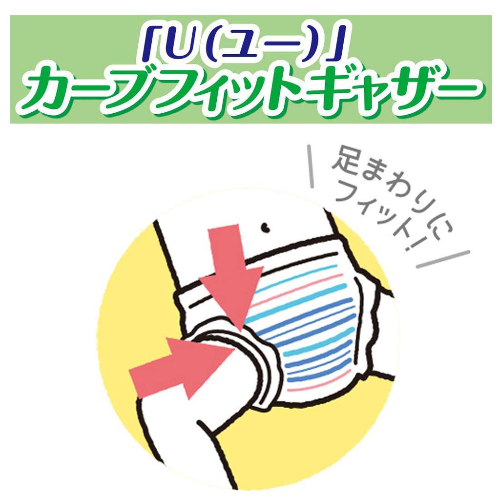 Большие детские подгузники Goon Night, примерная высота 132 шт., 6 шт., унисекс, ночной подгузник для сна [размер штанов] (Рост 90~120см) (22 упаковки)