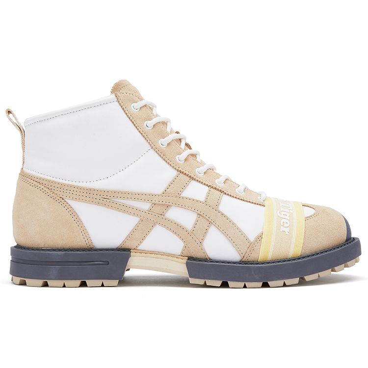ONITSUKA TIGER Rinkan Boot Color-Block Durable High-Top Running Shoes Unisex Sneaker Beige 1183B843-100