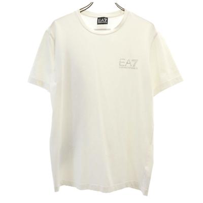 Short Sleeve T-shirt M White EA7 Men's Used