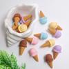 Summer Theme Resin Mixed Color Ice Cream Flat Back Resin Charms 3D Food Minaiture for DIY Jewelry, Scrapbooking Crafts