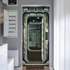Трансграничная самоклеящаяся съемная наклейка на дверь и стену для ремонта съемной комнаты.