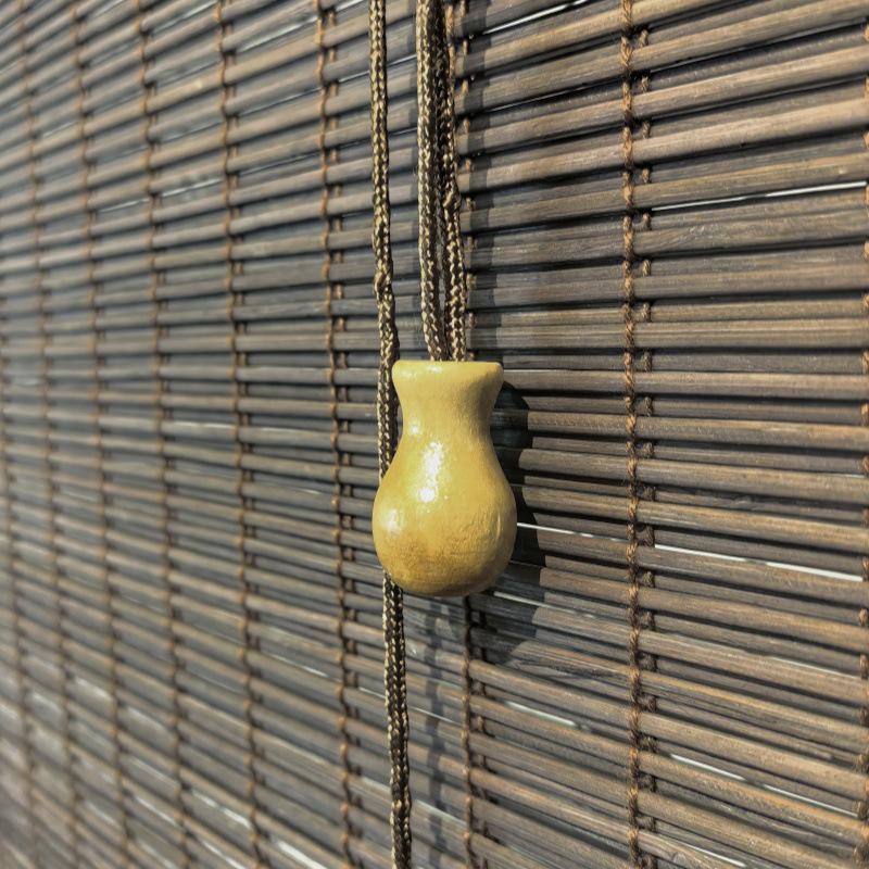 Уличные бамбуковые водонепроницаемые рулонные шторы для защиты от солнца и перегородок