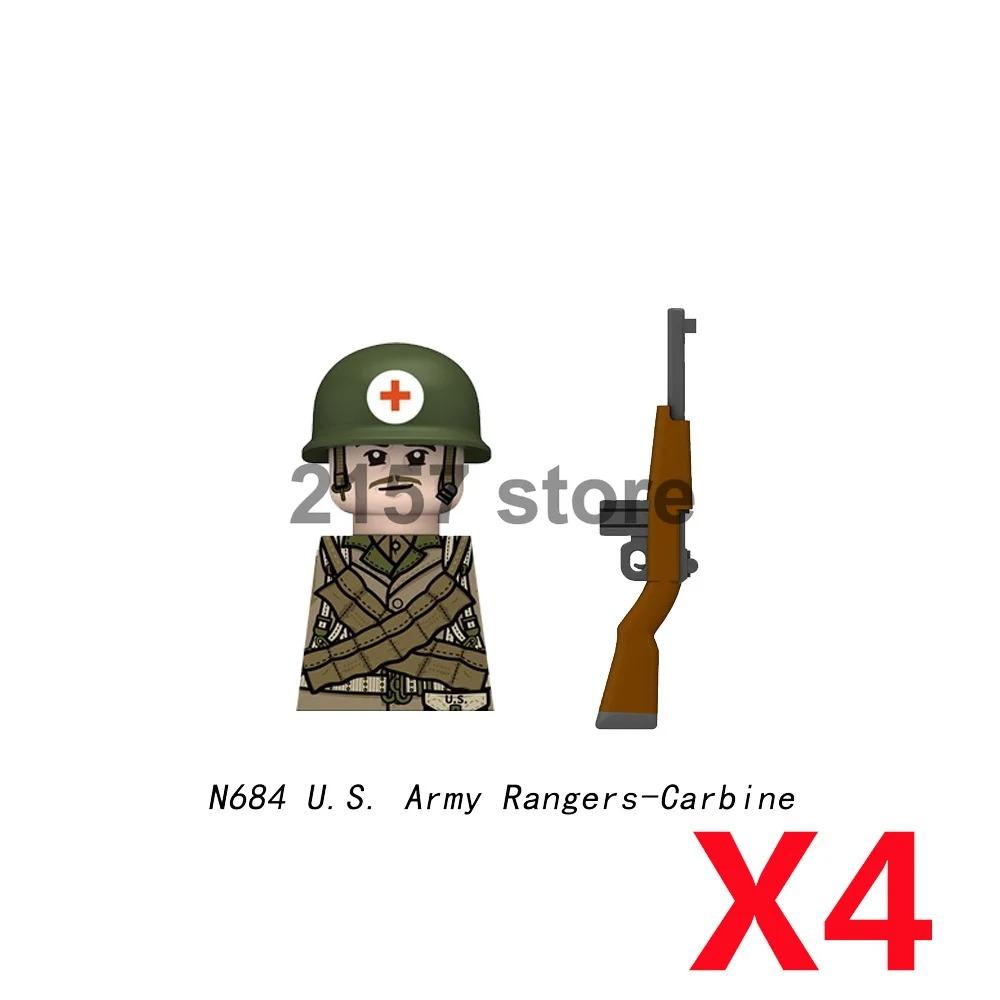 Военный Солдат Фигурка Строительный Блок Оружие Рейнджер Камуфляж Война во Вьетнаме US Special Forces KSK Медицинский Бандит Вор Игрушка Подарок
