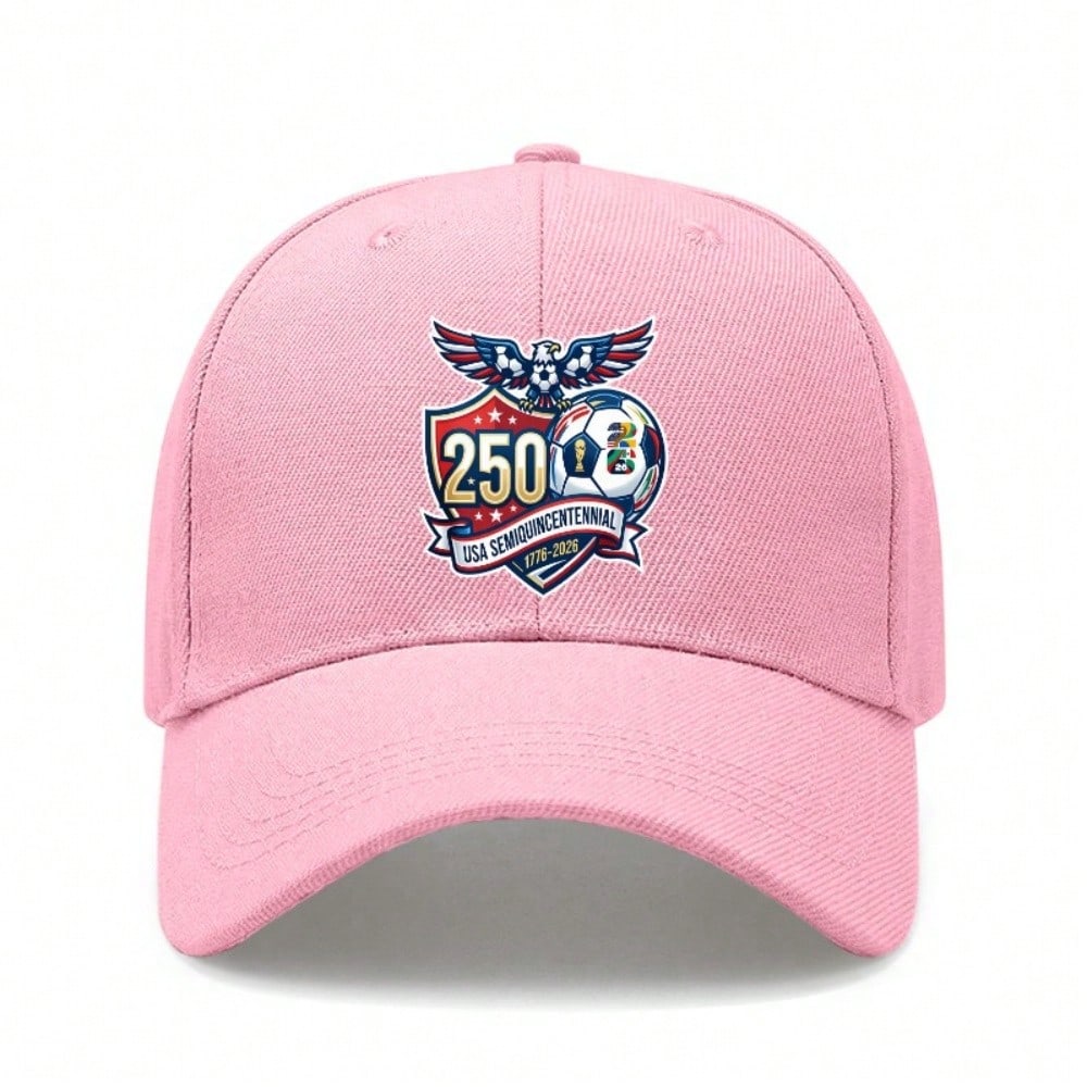 [Patriotic Baseball Cap] 250Th Anniversary USA Semiquincentennial Printed Black Polyester Adjustable Breathable Sun Protection Casual Outdoor Sports