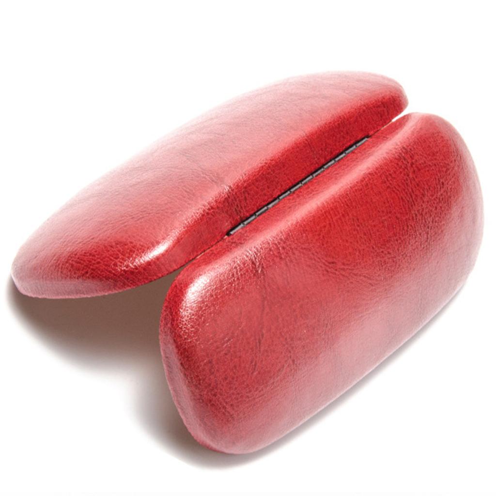 Glasses Case PVC PU Leather Hard Shell for Work Leisure Daily Use Classroom Office Glasses Holder
