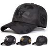 Unisex Letter Personality Embroidery Hip Hop Baseball Hat Camouflage Caps Spring Autumn Outdoor Leisure Hats Travel Accessories for Women Men