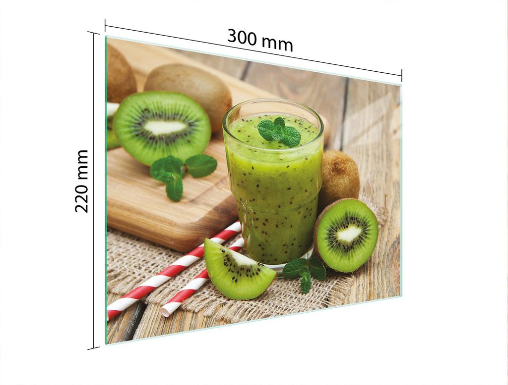 SZKLANA DESKA DO KROEJNIA 30x22 KIWI