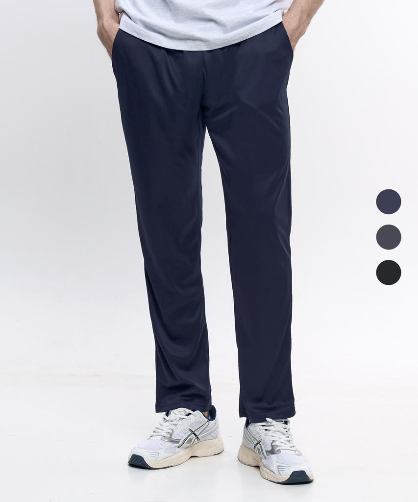 EZBUY Basic Item Men'S Plain Elastic Track Pants 3 Colors (Type A)
