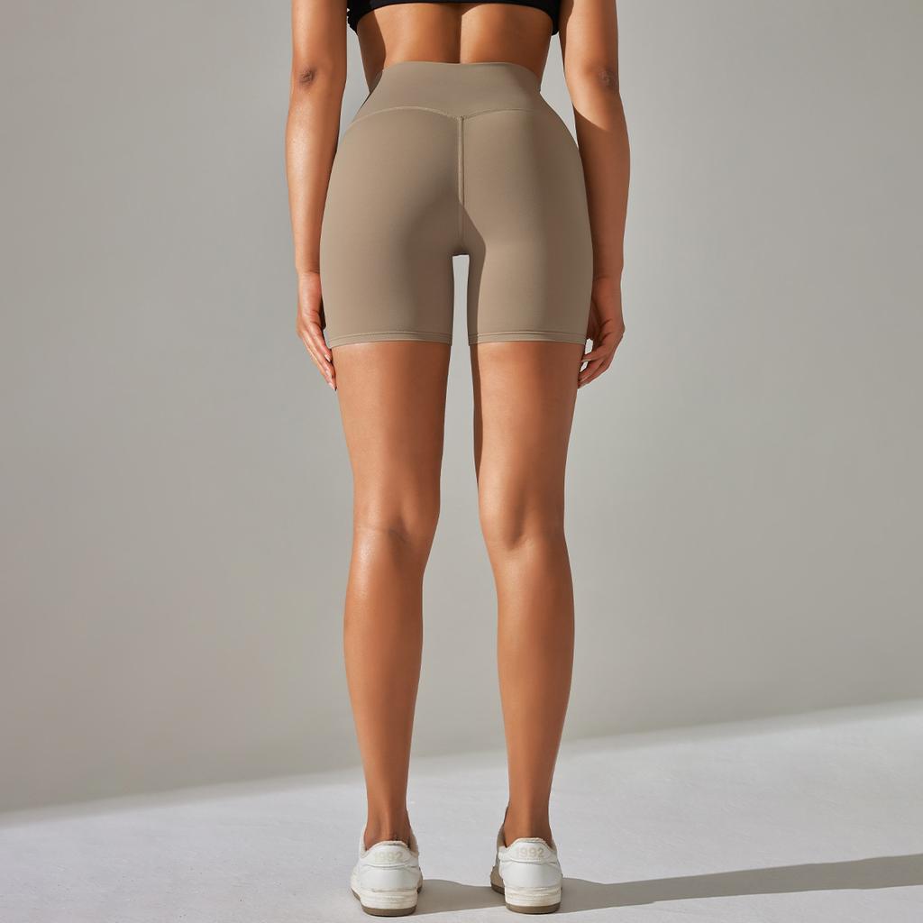 Women Sports Short Yoga Legging Shorts Squat Proof High Waist Fitness Tight Shorts Quick Drying Cycling Workout Gym Shorts