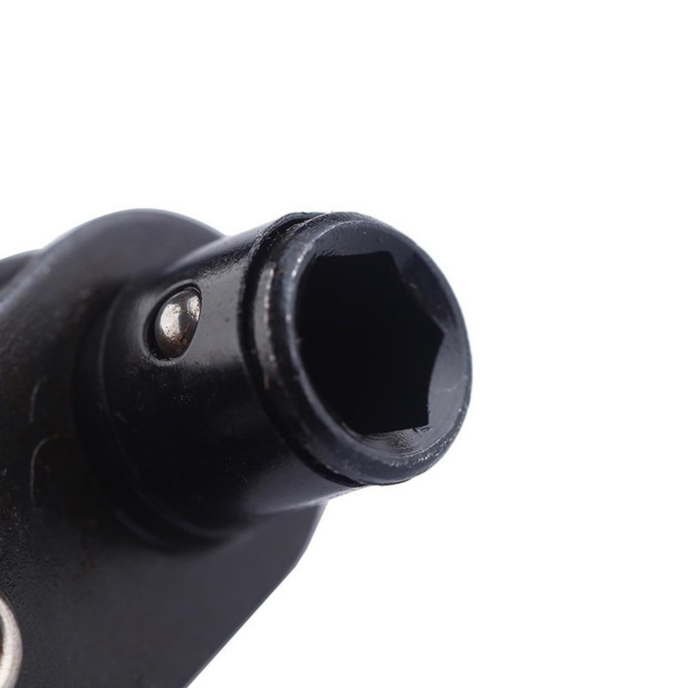 1 шт. мини-черный 1/4 дюйма 90 ° прямоугольный стальной ключ с храповым механизмом, мини-отвертка, гаечный ключ, ручной инструмент