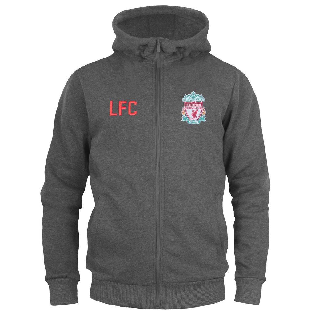 Liverpool FC Boys Fleece Full Zip Hoodie