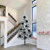 XXL Christmas Ornament Set 3 pcs Black Plastic