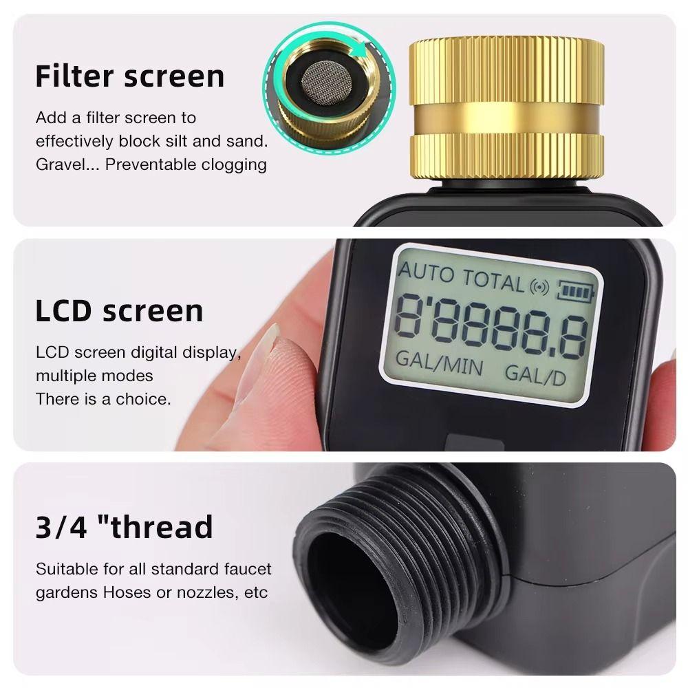 High Accuracy Digital Flowmeter Water Consumption Meter Water Consumption Measurement