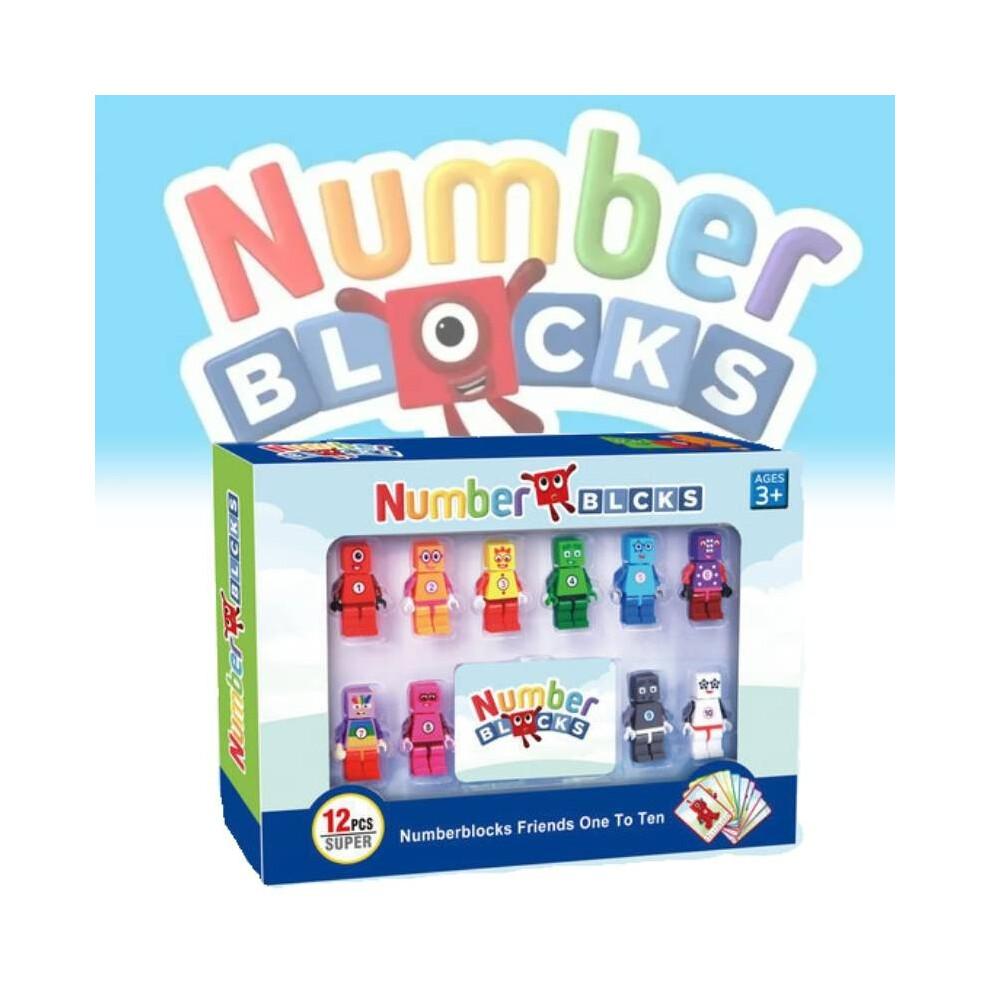 Numberblocks Action Figures Model Building Blocks Toy Diy Educational Gift Kids
