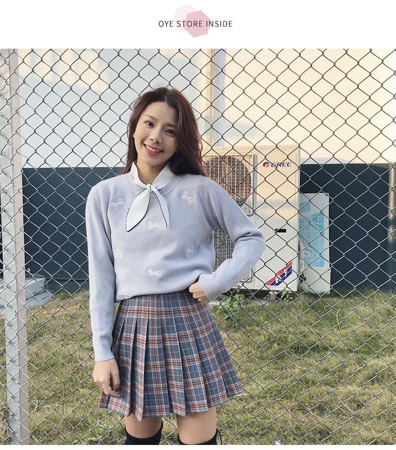 Женская мини-плиссированная юбка, повседневная свободная клетчатая юбка 2020, корейский стиль, юбка трапециевидной формы, юбка с высокой талией