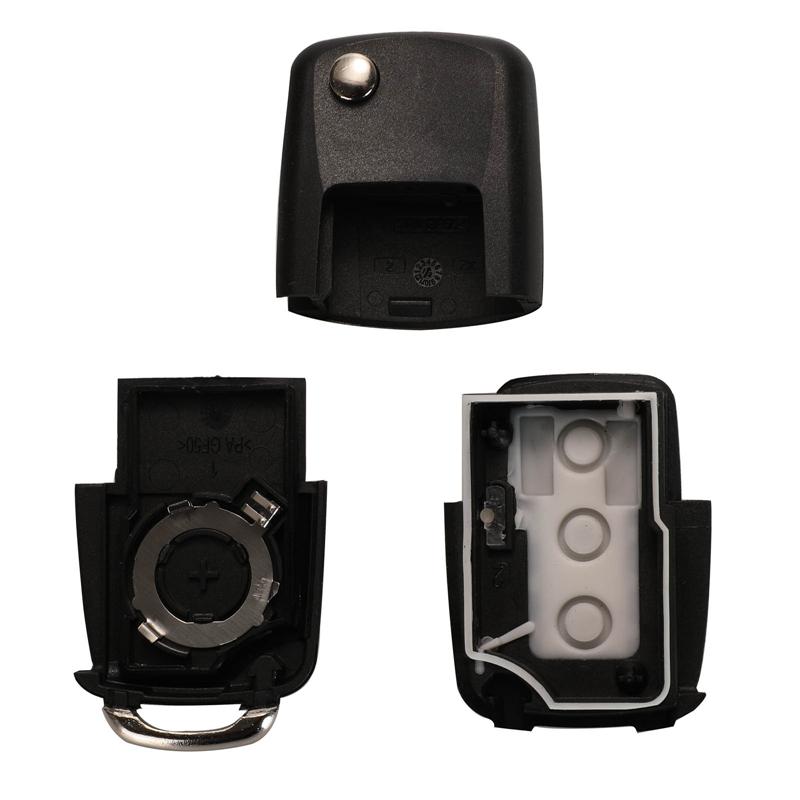 Jingyuqin 10 шт. 3 кнопки автомобильный дистанционный ключ складной чехол для ключей для Vw Jetta Golf Passat Beetle Skoda Seat Polo