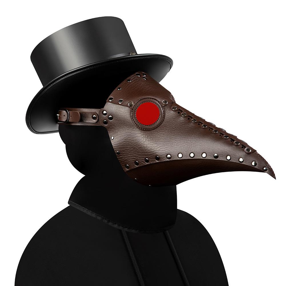 Halloween Steampunk Plague Beak Masquerade Party Mask Headgear