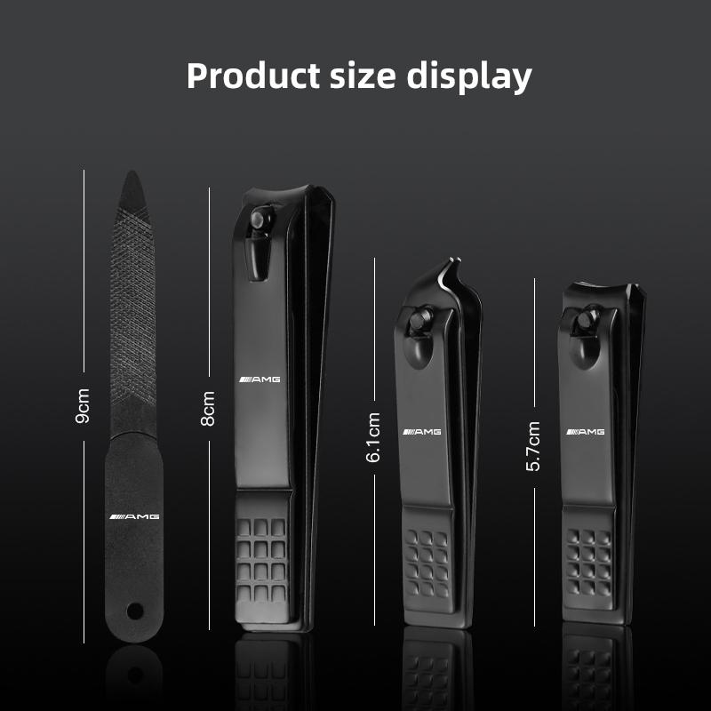 AMG Logo Nail Clipper Manicure Tools Fingernail Clippers For Mercedes Benz AMG W203 W206 W220 W205 W211 W212 W201 W168 W169 GLC
