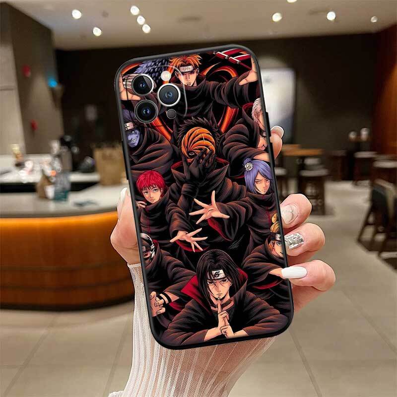 Anime Naruto Akatsuki Phone Case for Redmi Note 12 12S 12C 13 13C 13R 14 14S 14R 14C 11A 13X A3 A3X A4 A5 Pro Max Plus