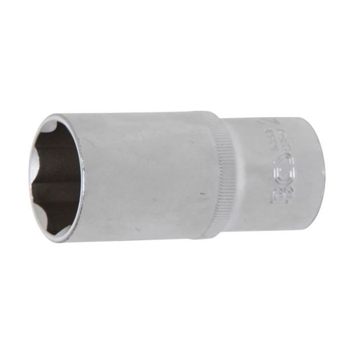 Douille pour clé - BGS TECHNIC - Super Lock - Profonde 12,5 mm - Ouverture 27 mm - Acier chrome-vanadium