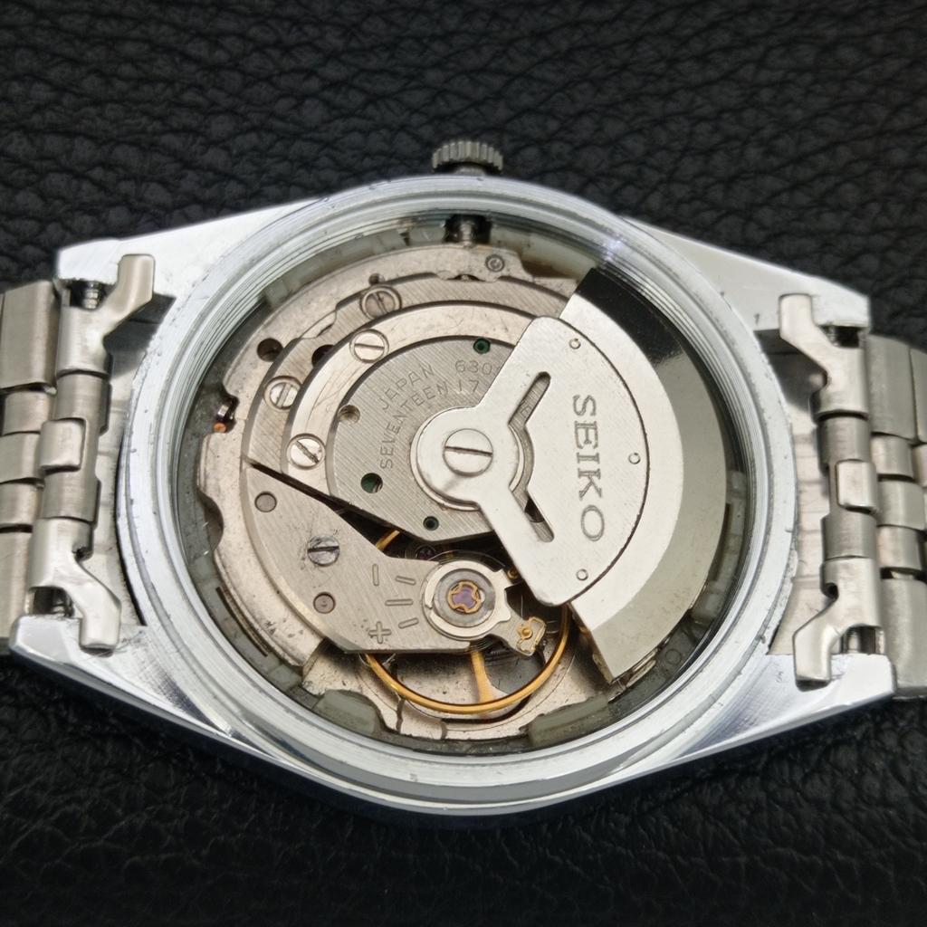 ВИНТАЖНЫЕ ОТРЕМОНТИРОВАННЫЕ МУЖСКИЕ АВТОМАТИЧЕСКИЕ ЧАСЫ SEIKO 5 ЯПОНИЯ ЗЕЛЕНЫЙ ЦИФЕРБЛАТ a444693-1