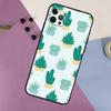 Cactus Pattern Phone Case For iPhone 16 15 14 13 12 11 17 Pro Max 13 mini 16 Plus 16e 17 Air Bumper Cover