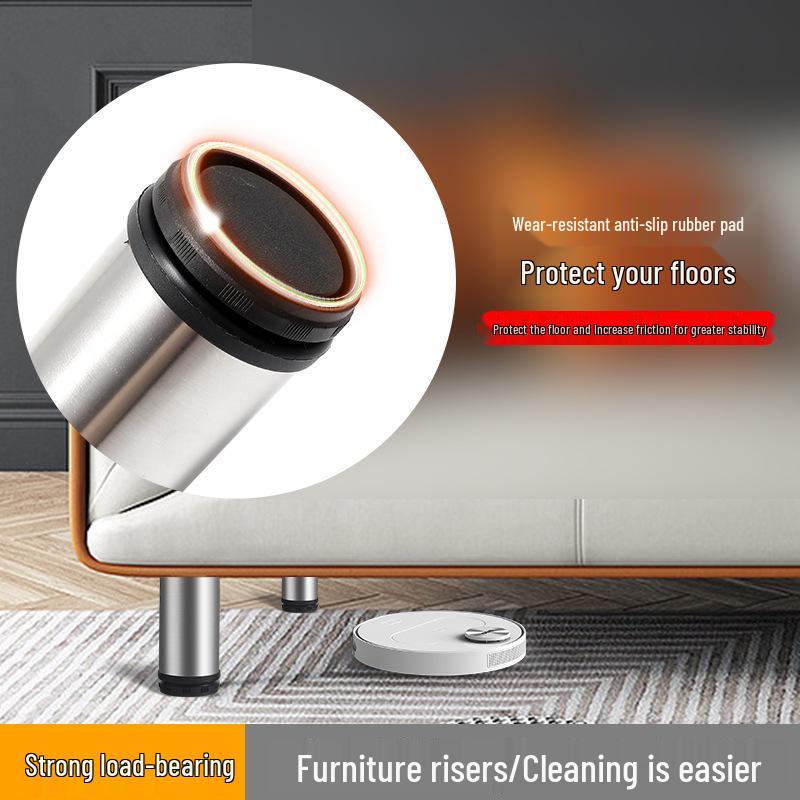 Stainless Steel Adjustable Table Leg for Furniture, Cabinets & Sofas