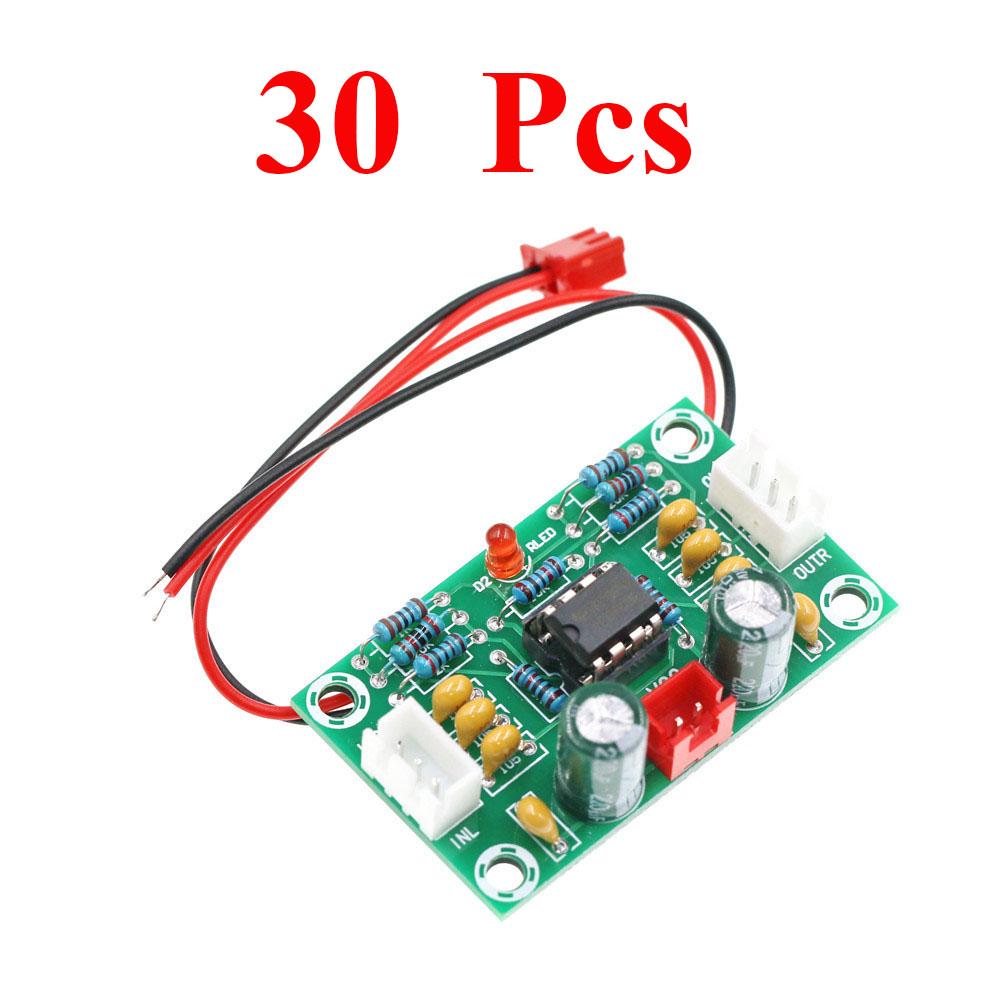 1~100Pcs XH-A902 NE5532 Audio Preamp Board 5X Gain Wide Voltage Op Amp Tone Control Preamplifier Module For Audio Equipment