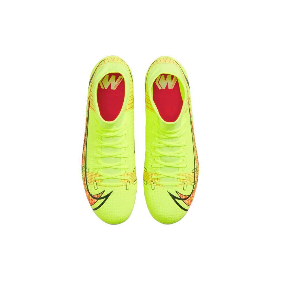Nike Футбольные бутсы Mercurial Superfly 8 Academy HG Мужские кроссовки Флуоресцентно-желтый CV0949-760