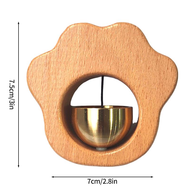 Japanese Doorbell Wood Wind Chime Wind Chimes Copper Bell Decorative Vintage Door Bell Home Decorations Campanillas De Viento
