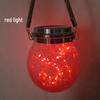 Solar-Powered Outdoor Garden Hanging Light - Glass Mason Jar Christmas Decoration