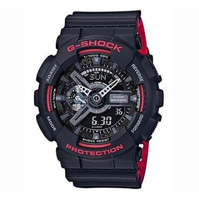 G-Shock GA-110HR-1A, Водонепроницаемые, Черно-красные, Международная модель