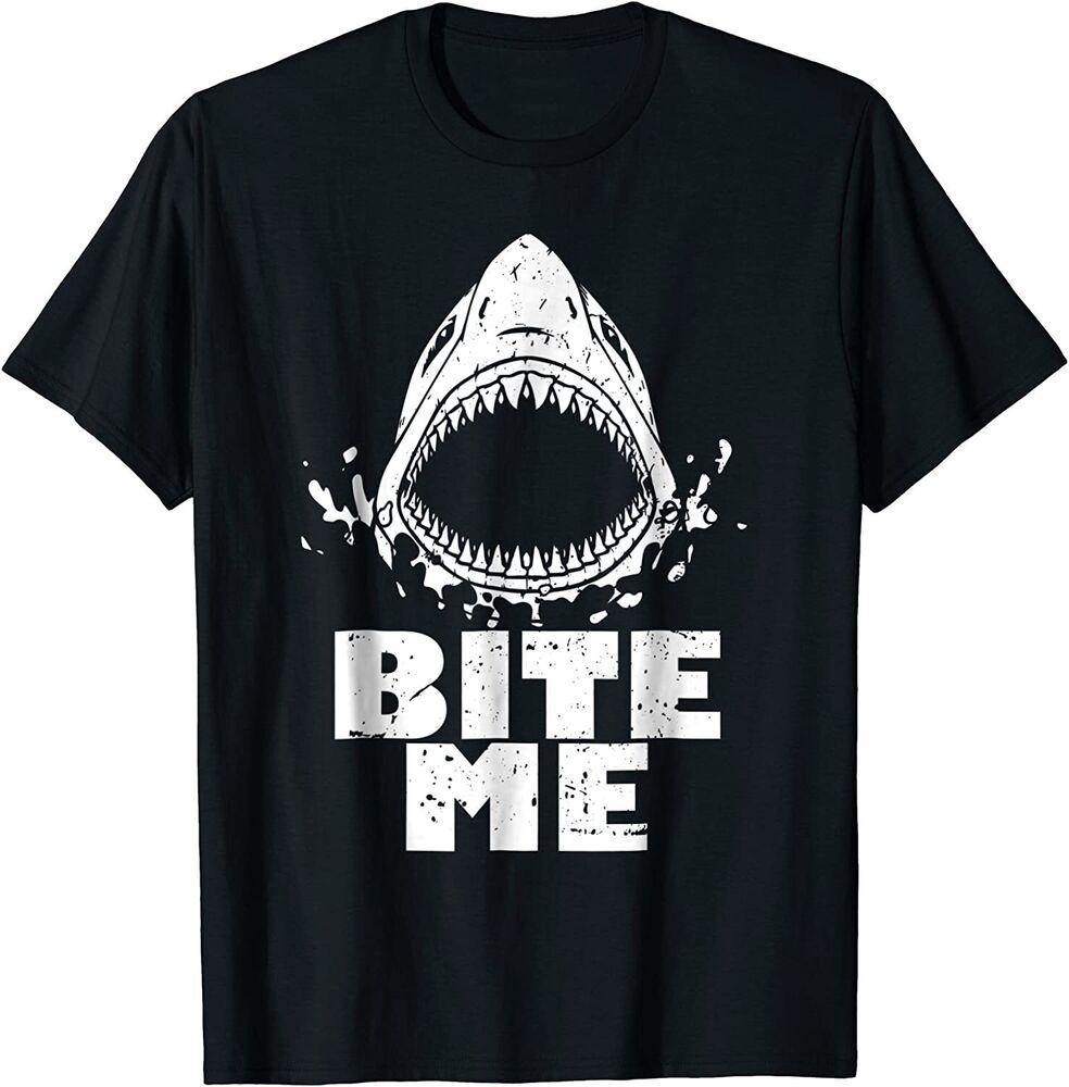 Vintage Shark Bite Me Shark Unisex T-Shirt