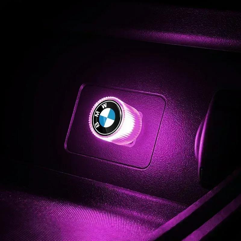 E60 E93 2025 New Hot Car For BMW USB Car LED Light Auto Interior Atmosphere Light Car Emblem For Bmw M3 M4 M5 M6 F20 F30 G20 F31