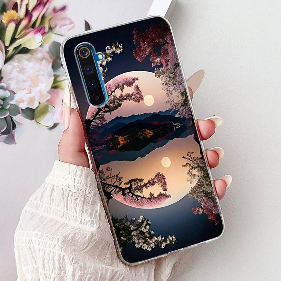 Чехол для Realme 6 Pro RMX2061 Мягкий Силикон Мультяшный Чехол для Телефона Для OPPO Realme 6 Pro Чехол Realme6 Realme 6 Pro 6i 6S 6Pro Coque
