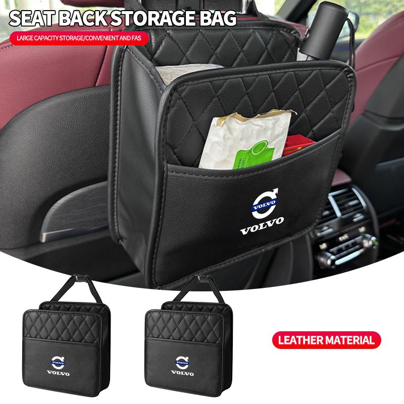Car Storage Hanging Bag Back Seat Back Bag For Volvo XC90 XC60 C30 T6 C70 XC40 XC70 V70 V50 S80 S40 Auto Interior Accessories