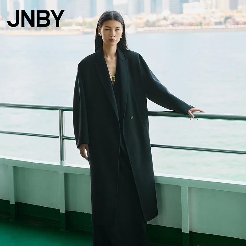 JNBY Женское шерстяное смесовое пальто с лацканами Зима 2024