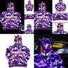 Модная толстовка с капюшоном на молнии Gengar Pokémon для осени