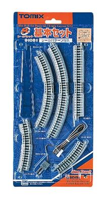 TOMYTEC TOMIX N Gauge Мини-набор рельсов, Базовый набор, MA Схема 91081, Набор рельсов для макета железной дороги