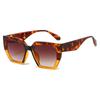 2025 New Arrival Concave Frame Square Sunglasses with Contrast Color Oversized Retro Chic for Unisex with UV400 Lenses