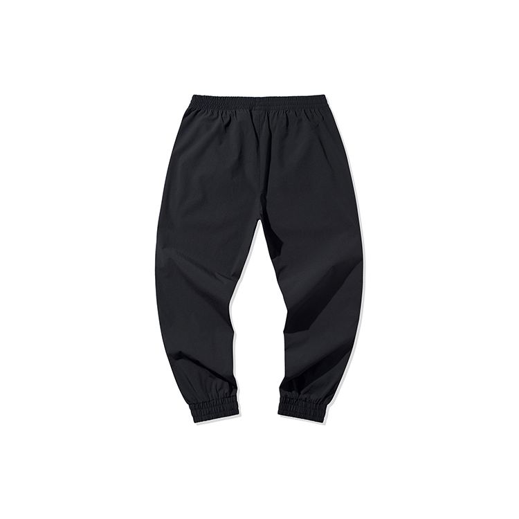 Li Ning Badfive Series Cuffed Loose Sports Long Брюки Женские низы Стандарт-Черный AKXQ018-1