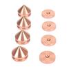 4PCS Speaker Isolation Feet Pad Shock Absorption Amplifier Spike Isolation Feet Mat for Turntable
