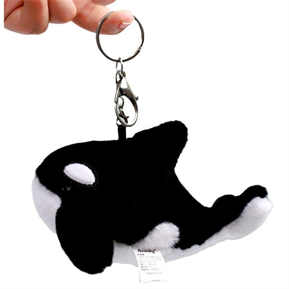 Мягкая игрушка-брелок в виде дельфина, морское животное, кит, плюшевый брелок в виде тюленя, кулон на рюкзак