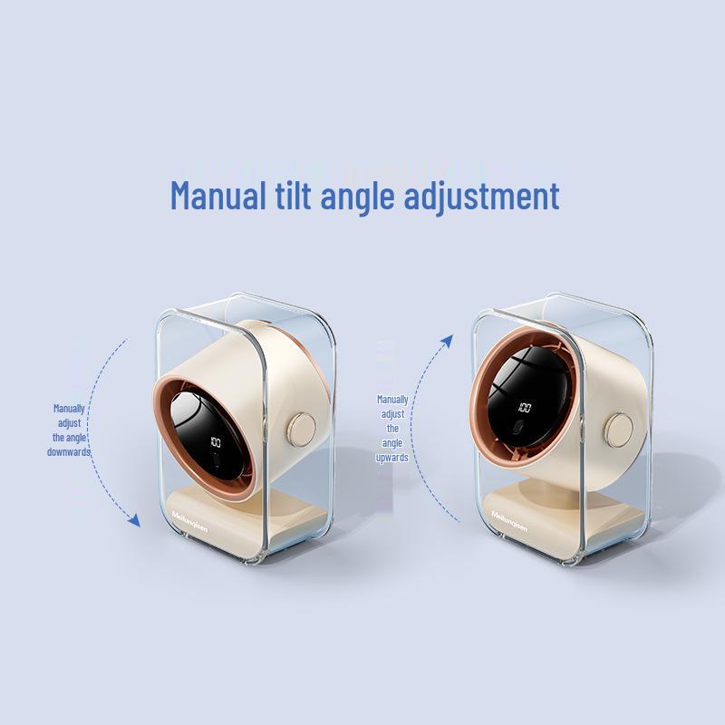 Bladeless High-Speed Desktop & Wall-Mounted Circulation Fan for Dorms and Offices