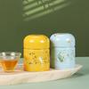 Portable Metal Tea Canister Sealed Container Tinplate Tea Box Tea Storage Container Tea Jar for Home or Office Use